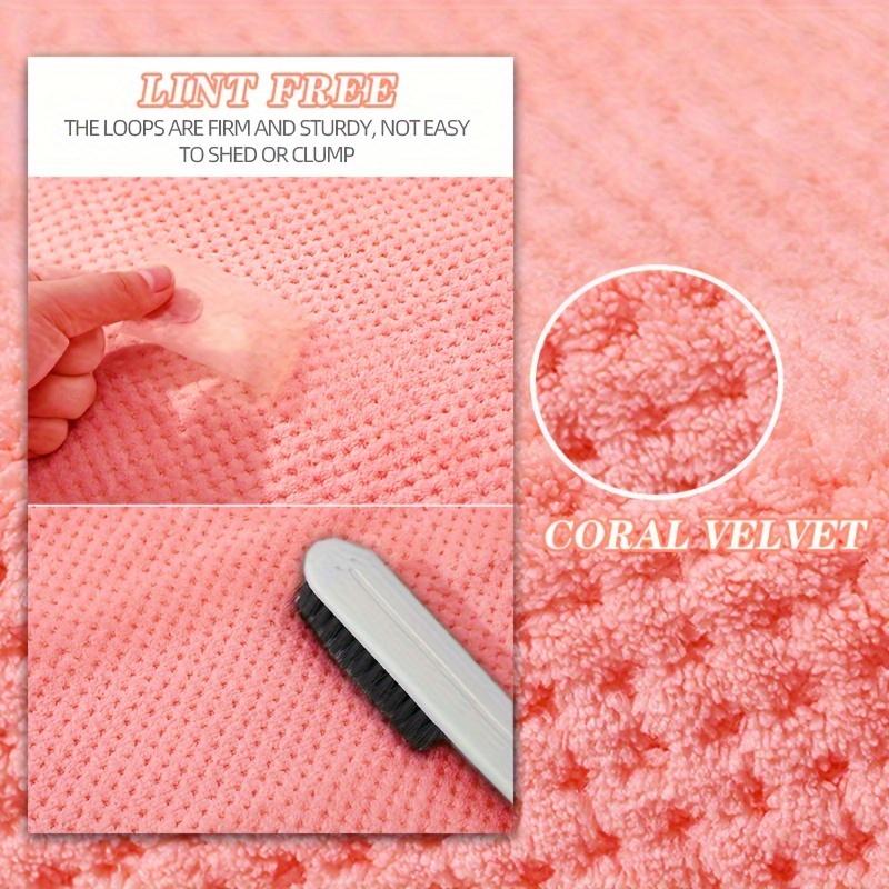 4 Pcs Microfiber Bath Towel Set - Highly Absorbent Solid Color Bath Towels for Bath, Gym & Spa, Multi-Purpose Bathroom Accessori