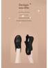 Red Dragonfly Women's Genuine Leather Casual Sports Shoes - Autumn/Winter Warm Plush Cotton Lined Sneakers.
