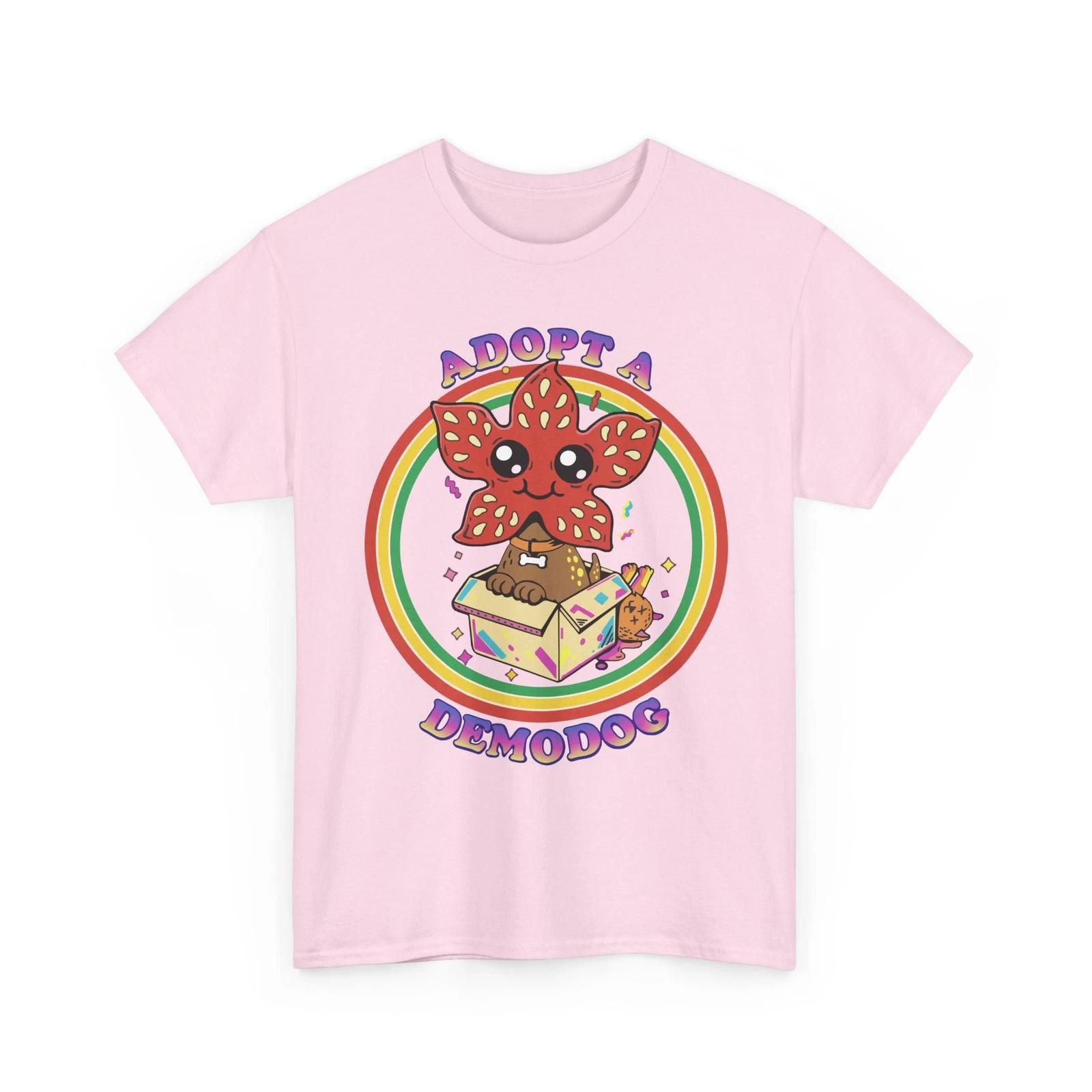 T-shirt Stranger Things Adopt A Demodog 100% cotton +colors sizes S-XL++ unisex L