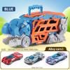 Dinosaur Morphed Track Ejection Car Toy Alloy Car Model Boy Morphed Glide Ejection Transport Puzzle Birthday Gift