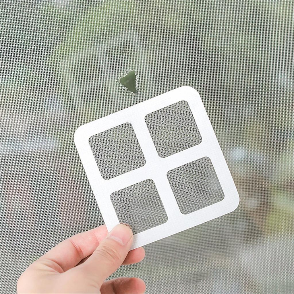5Pcs Window Screen Repair Tape Fix Net Window Home Adhesive Anti Mosquito Fly Bug Mosquito Mesh Broken Holes Patch Repair