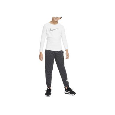 Kids High Waist Slim Fit Jogger Knit Pants Kids Bottoms Grey FD3905-010