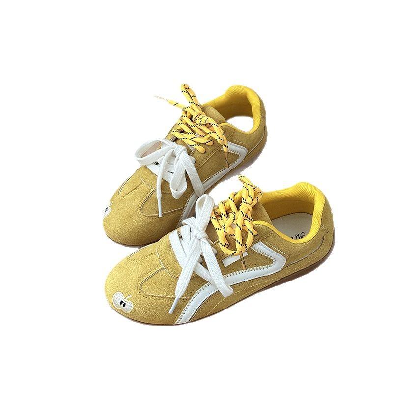 Cartoon Forrest Gump shoes women's spring 2025 new retro flat-bottomed versatile sports training shoes breathable casual board shoes