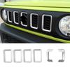 Car Front Bumper Grills Decoration Cover Trim for Suzuki Jimny 2019 2020 2026-2026 Grille Mesh Frame Exterior Car Accessories
