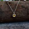 Genuine Raw Citrine Necklace Raw Gemstone Necklace Healing Crystal Necklace Sterling Silver Necklace Handmade Necklace for Beginning