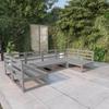 Garden Furniture Set 6 Pcs Solid Pine Wood