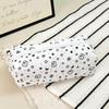 Gifts Cartoon Bunny Pencil Case Star Moon Pattern Zipper Closure Pencil Pouch White Large Capacity Pen Pouch Office Supplies