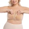 European Size Large Size One-line Underwear Chest Support Chest Buttoned Tank Tops Thin Breathable Underwear for Women