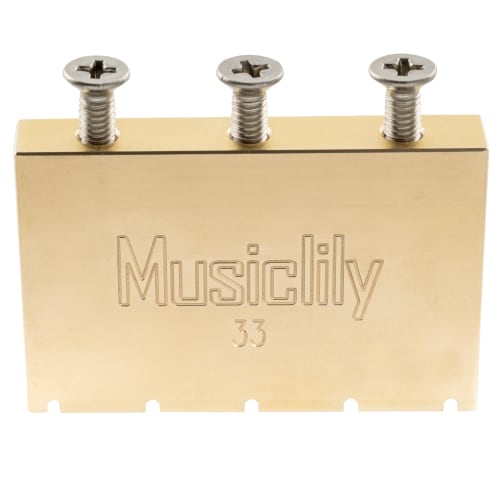 Musiclily Ultra 33mm Brass Tremolo Block for Gotoh GE1996T Electric Guitar with Floyd Rose Tremolo Unit