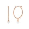 SILVER925 Pearl Bubble Hoop Earrings PPYSE0052