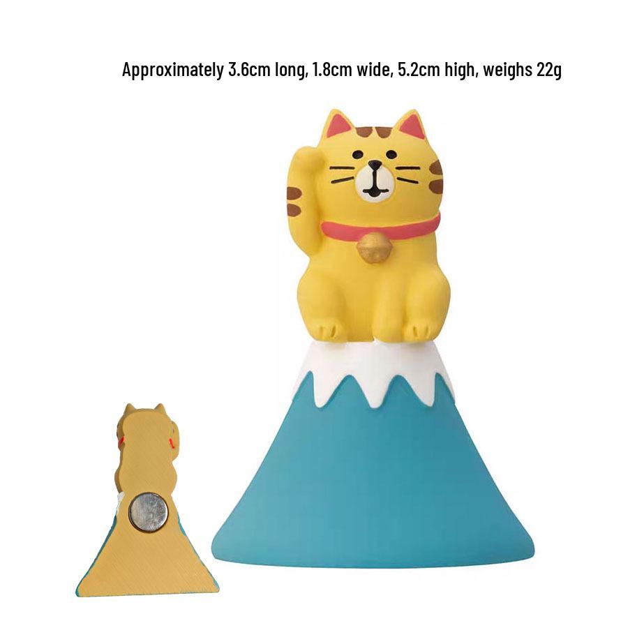 Japanese ZAKKA Blind Box: Trendy Cat Figurine for Scenic DIY Decor