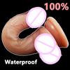 7 Inch With Suction Cup Realistic Dildo Flexible Curved Shaft And Balls Dildo For Women Vaginal G-spot And Anal Penetration Play