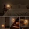 8 LED Wall Plug Night Light Warm White Light Decor Bedroom Bathroom Corridor Home Indoor Lighting Living Room Lamp Decoration