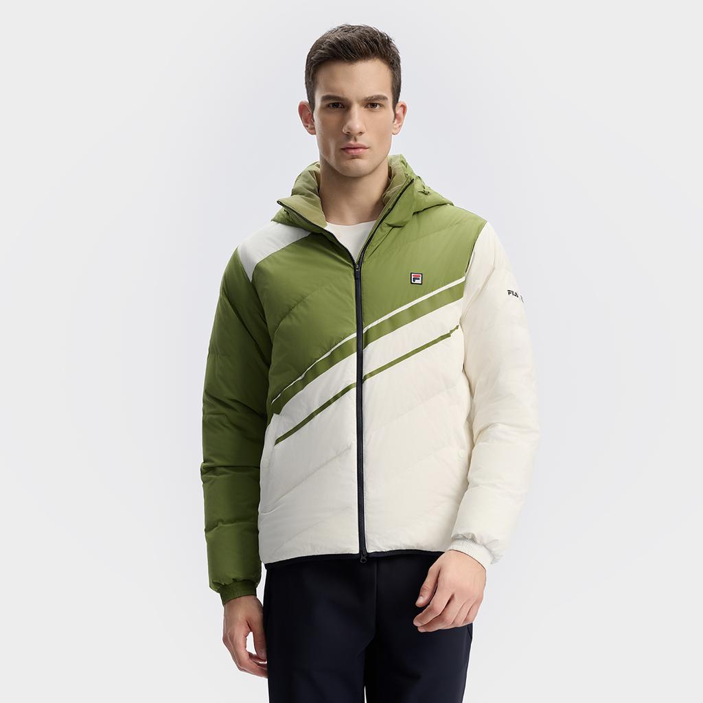 New FILA Down Jacket Men's Moss Green A11M443901FGN