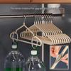 10-Piece Set of Seamless Non-Slip Chrome-Plated PVC Hangers