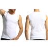 Men Summer Fitness Vest Solid Color Seamless V Neck Sleeveless Stretchy Soft Breathable Quick-drying Pullover Casual Men Gym Sport Tank Top