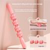 Deep Tissue Massage Roller Multi-Wheel Muscle Relief Tool for Back Neck Legs Portable Fitness Recovery Stick Home Gym Massager with Textured Surface