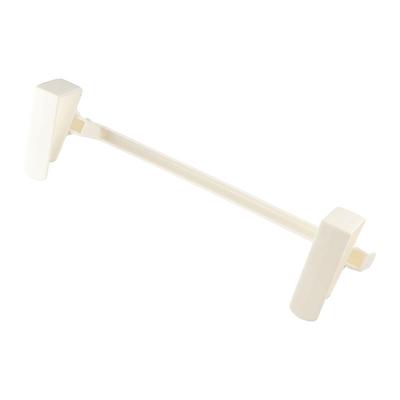 Porte-serviettes sans perçage Serviette suspendue Porte-serviettes en plastique dur Facile à assembler Blanc Accessoires de salle de bain Organisateur de salle de bain
