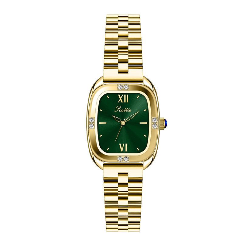 Square Women'S Watch Steel Belt Temperament Steel Belt Women'S Watch Xiaohongshu