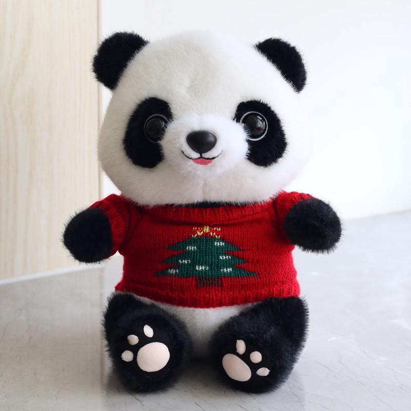 Adorable Giant Panda Plush Toy - Realistic Stuffed Animal for Kids