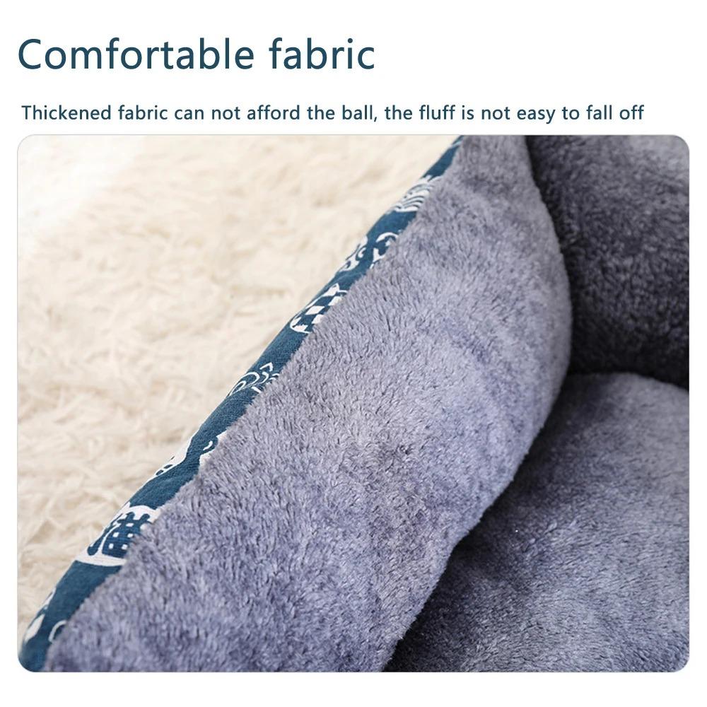Square Pet Cat Dog Bed Large Cat Kennel Washable Cat Cushion Waterproof Mattress Pet Cushion Medium Large Dogs Pet Supplies