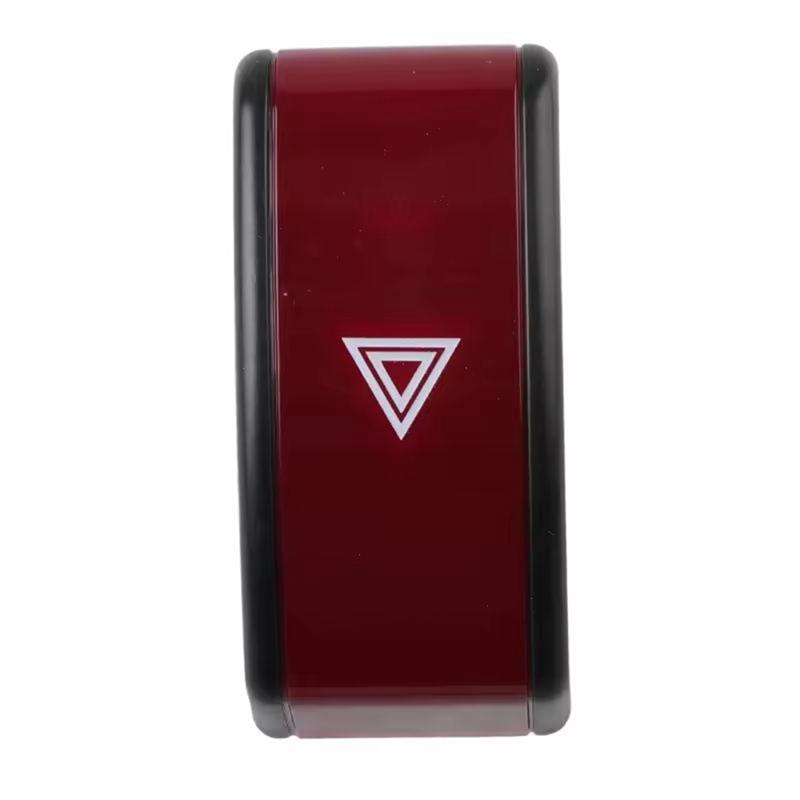A03E-Car 93440913 Warning Hazard Emergency Light Switch Button Fit For GMC Black Red