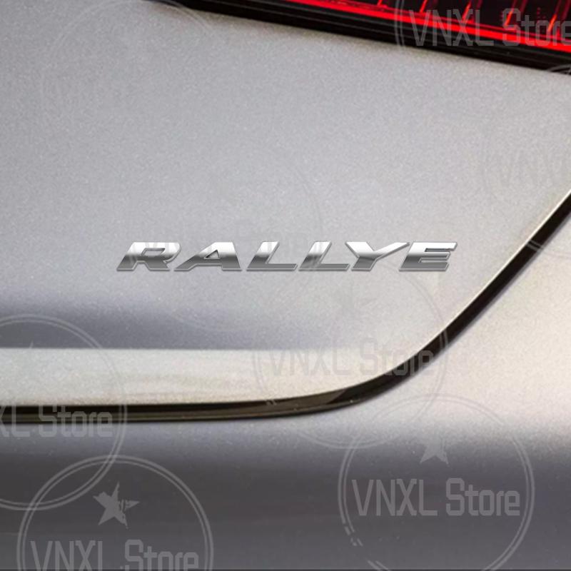 Car-Styling Metal Rallye Emblem Car Trunk Body Stickers For Subaru WRC Impreza Skoda Octavia Citroen C3 C4 Ford Fiesta RS Polo R WG1