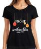 Merry Christmas Xmas Baubles Christmas Tree Baubles Festive Ladies Tshirt