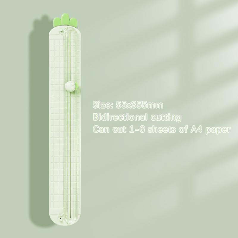 

A3 mini paper cutter art student supplies photo paper cutter style multifunctional A3 paper cutter radish shape світло-зелений колір