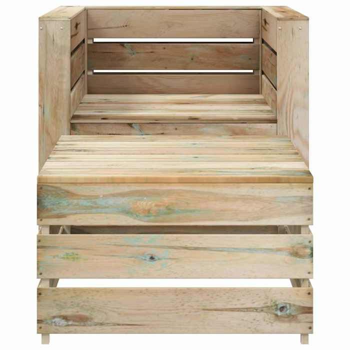 VidaXL Salon de jardin palette 2 pcs Bois de pin imprégné