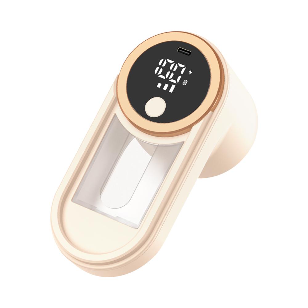 

3 Speeds Fabric Clothes Shaver Pill Lint Remover Rechargeable LED Display Hairball Trimmer Fuzz Remover for Clothes Sweater светло-желтого