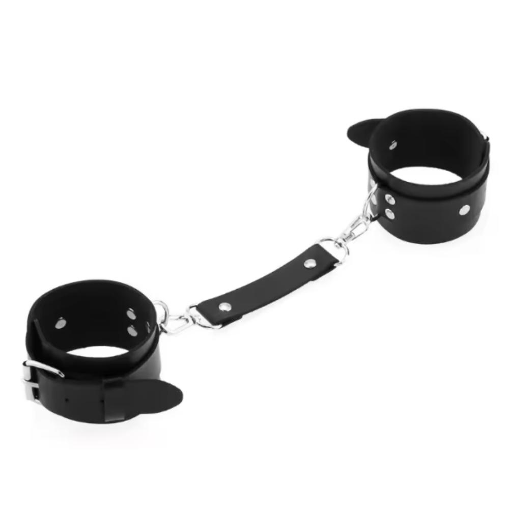 Decopunk Adjustable PU Leather Wrist Ankle Handcuffs Fashion Sex Cuff Belt - Adjustable Restraint for Parties And Games