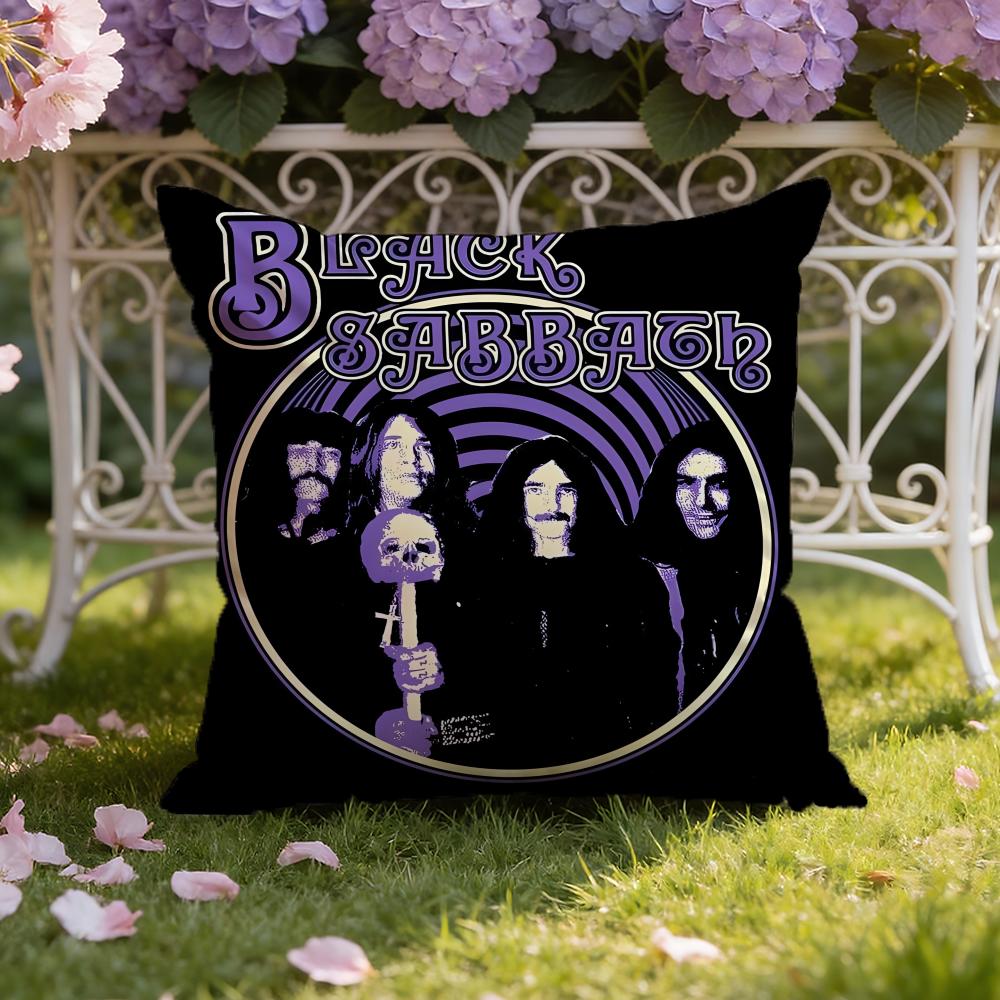 Band B-Black S-Sabbath Kissenbezug Home & Auto Dual-Scene Kissenbezug: Wendbar für höchsten Tragekomfort
