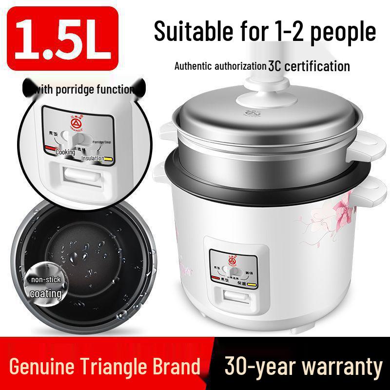 Triangle Rice Cooker: Mini Multi-Function Pot for Steaming & Cooking
