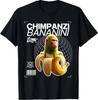 T-shirt Personnage Amusant Chimpanzé Bananini Art