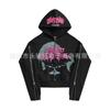 Unisex Oversized Hooded Sweatshirt With Graphic Print Hip Hop Streetwear Loose Fit Pullover Fall