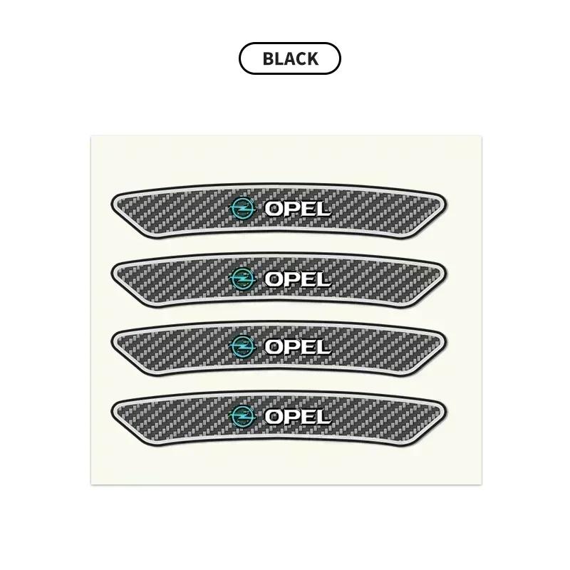 AAHG1 4pcs Car Tire Rims Stickers Wheel Accessories Decals For Opel Astra H Astra J G Corsa Insignia Zafira B Vectra C Corsa D Vivaro