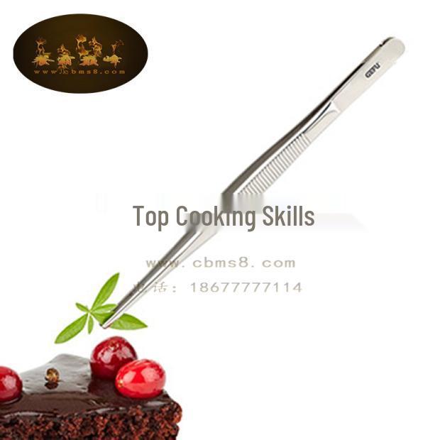 Molecular Gastronomy Bent & Straight Tip Cooking Tweezers for Western & Chinese Cuisine