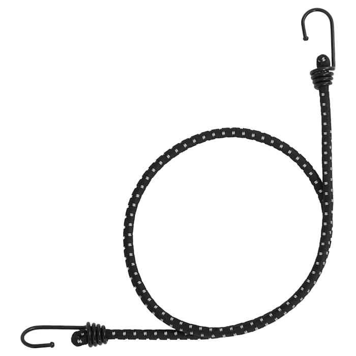 VidaXL Cordes élastiques avec bandes réfléchissantes et crochets 10pcs, cordon élastique avec crochet, sangle élastique avec 4008154