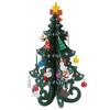 Mini Albero di Natale Decorazione Legno Divertente Artigianato Albero di Natale da Tavolo con Ornamenti per Soggiorno