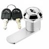 Practical 16/20/25/30mm Cam Lock Silver Easy Replacement Door Lock with 2 Keys Metal Cabinet Drawer Lock Drawer