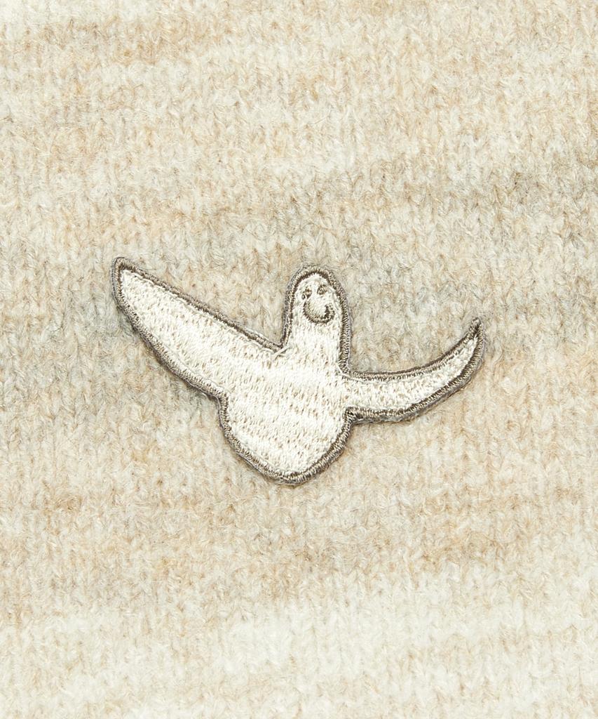 MARK GONZALES Angel Stripe Knit - Beige