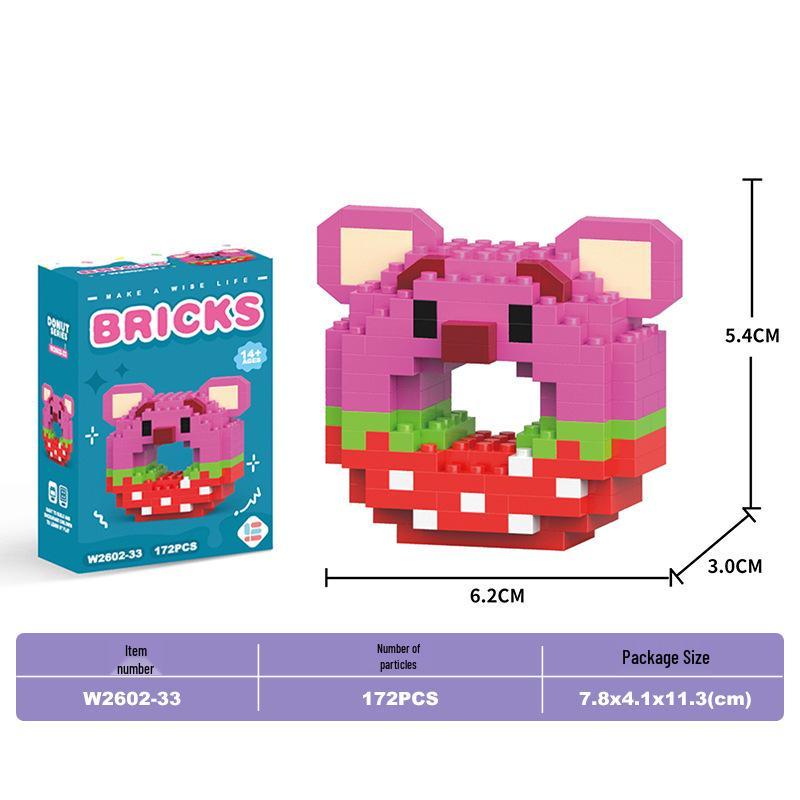 Lele Brothers Micro Building Blocks - Educational Small Animal Sets for Kids, Compatible with Lego, Boys' Toy Gifts