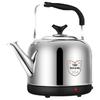 Large Capacity Stainless Steel Electric Kettle with Whistling, Auto Power Off, and Insulation for Households