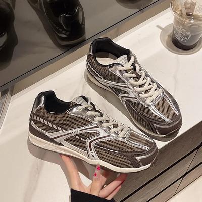 Lässige Sneaker Damen Designer Retro Laufschuhe Tenis De Mujer Mode Stoff Atmungsaktiv Höhe Erhöht Plateau Schuhe