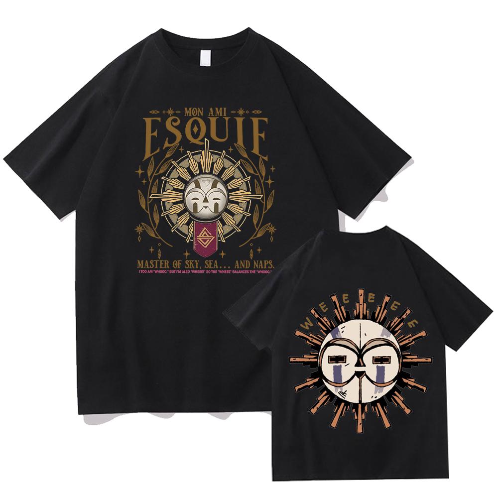 Clair Obscur Expedition 33 T Shirts Expedition 33 Esquie Resin Suncatcher Graphic Tee Men Women Fashion Harajuku Cotton Y2K Tops