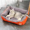 Winter Warm Pet Nest: Colorful Bed for Cats, Dogs, & Rabbits
