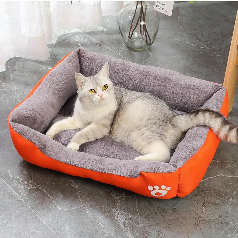 Winter Warm Pet Nest: Colorful Bed for Cats, Dogs, & Rabbits