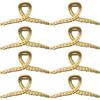 13cm Korean Hand-drawn Line Hair Clip Women's Summer New Fashion Simple Shark Clip Hair Accessories