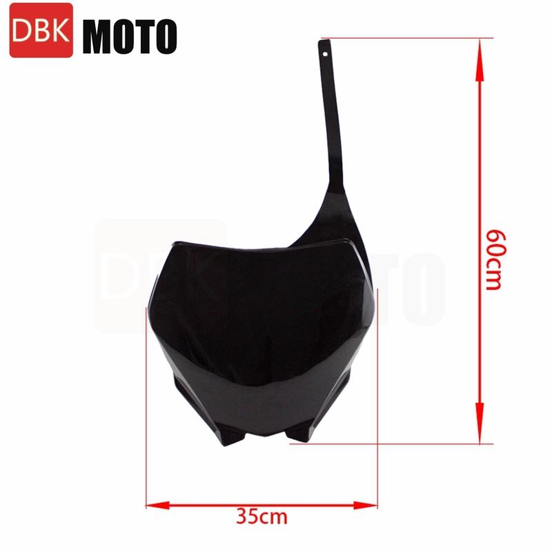 Enduro Dirt Bike Motocross Front Number Plate for Yamaha YZ250F YZ450F YZ125 YZ250 WR450F 2006-2019 Moped Motorcycle Front Plate